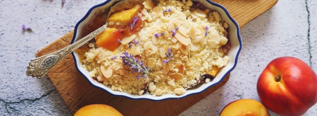 Peach Crumble from Waipawa Butchery Kitchen