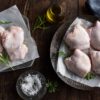 Chicken thigh cutlets bone-in x2