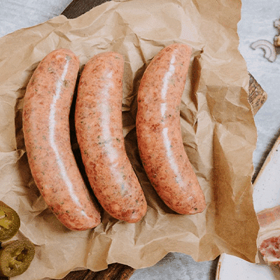 Smoked Brisket, Jalapeño & Cheese (x6 sausages)