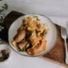 Curried Beef Sausages & Potato Mash