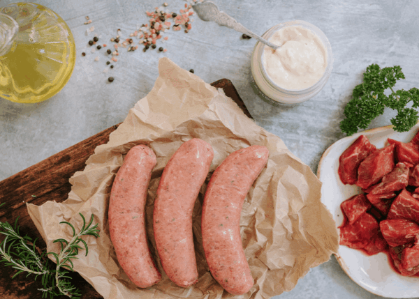 Roast Beef & Horseradish (x6 Sausages)