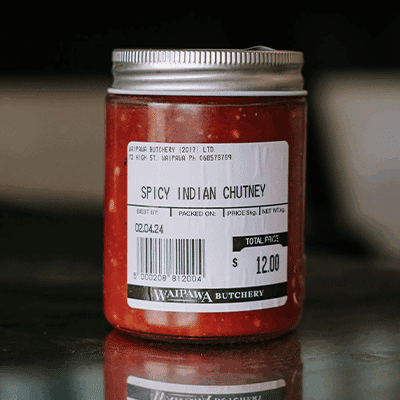 Waipawa Butchery Spicy Indian Chutney