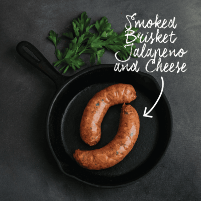 Smoked Brisket, Jalapeño & Cheese Sausage | x6 Sausages