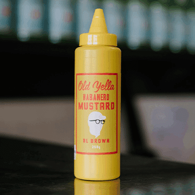 Al Brown Old Yella Habanero Mustard