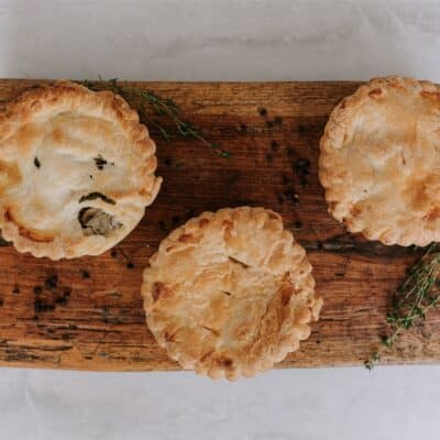 Slow cooked brisket & cheese pie - Small single-serve