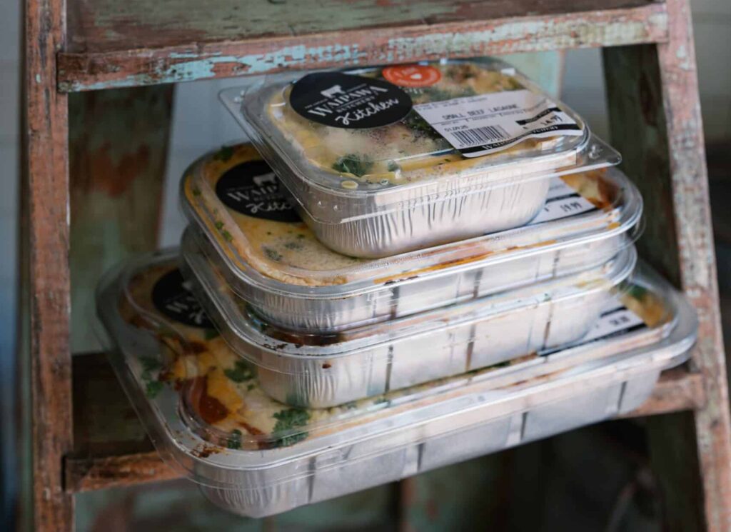 Heat and eat ready meals