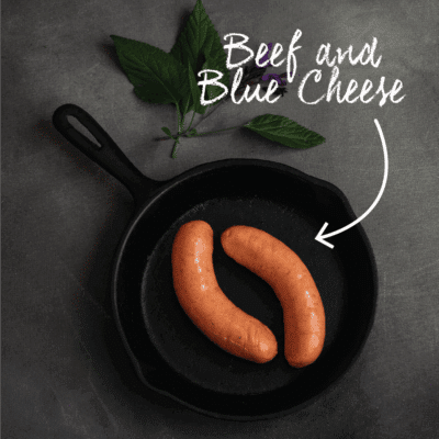 Waipawa Butchery Beef Blue Cheese Sausage